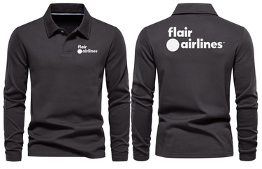 FLAIR AIRLINES LONG SLEEVE POLO